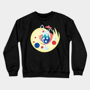 Beach cocktail Abstract print style Crewneck Sweatshirt